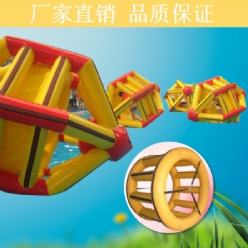 充气水上风火轮水上跑步机 水上乐园玩具 水上漂浮物充气水上玩具