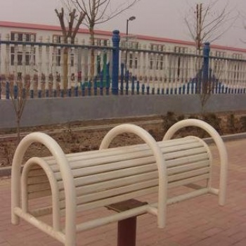 供应广东广场健身路径双位伸腰架