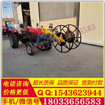拖拉机牵引机改装500型四轮牵引机立式拖拉机绞磨带收线功能