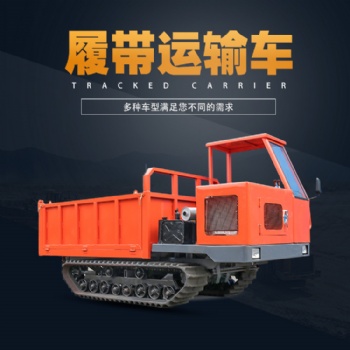 全地形矿用橡胶钢丝履带运输车 拉混凝土四不像履带车
