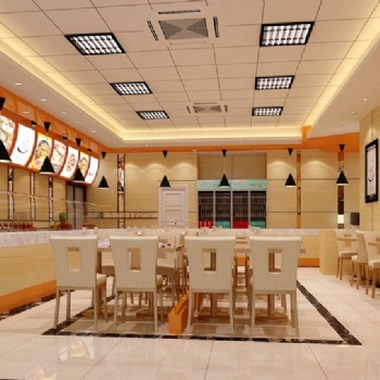 南京快餐店装潢设计，餐饮店装修这样一步步来，餐餐火爆