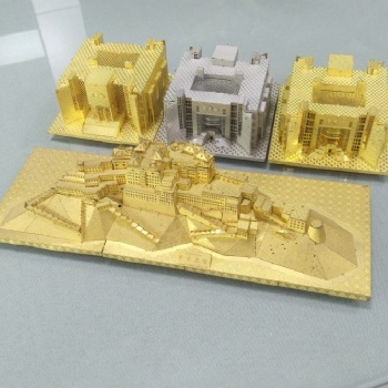 非标定制仿真模型拼图件，航天航海模型蚀刻片，金属蚀刻加工，无需开模