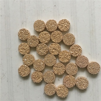 定制粉末烧结铜圆片除尘隔尘防爆铜粉末烧结滤芯过滤器滤杯