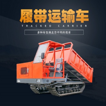 厂家现货全地形履带运输车 橡胶钢制矿用山地爬山履带运输车