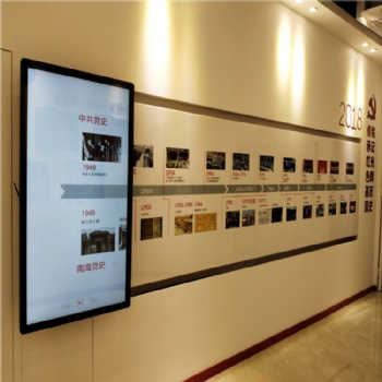 广东互动滑轨屏 触控滑轨屏 滑轨电脑 多屏联动系统 展厅定制