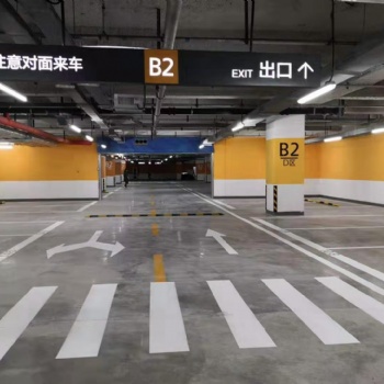 交通标志划线环氧树脂防静电地坪环氧地坪施工价格环氧聚酯地坪漆