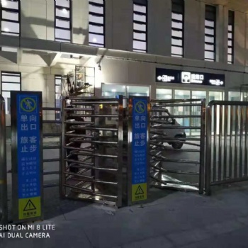 车站考场手动十字全高转闸价格手动转闸供应商