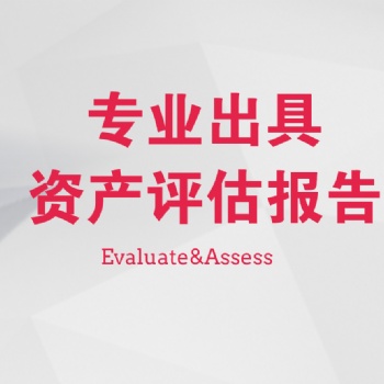 固定资产评估、无形资产评估专业出具，可加急