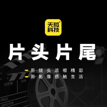 片头片尾制作视频配音添加字幕制作影视合成