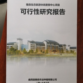 可行性研究报告、商业计划书、社会风险安全评估专业代写