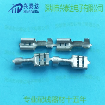 AMP41274端子TYCO连接器TE6.35汽车端子泰科250母端子安普41274