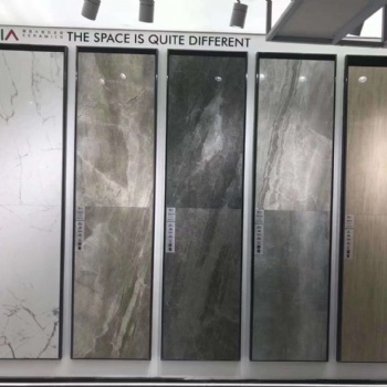 立式单面双面瓷砖展架商品陈列挂钩木地板展示架