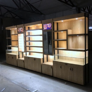 木质烤漆眼镜展示架玻璃眼镜展示柜眼镜店中岛柜台饰品柜手表展柜