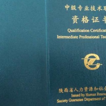 2020年陕西省中工程师职称评定条件