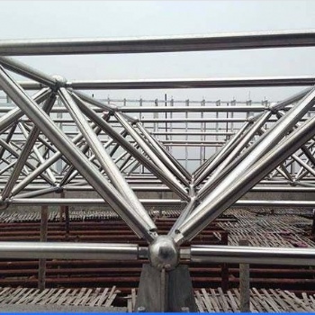 青岛网架工程公司-青岛网架加工厂-青岛螺栓球网架公司-青岛焊接球网架