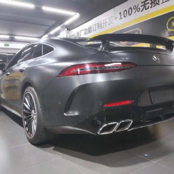 梅赛德斯AMG-GT63改装固定碳纤尾翼