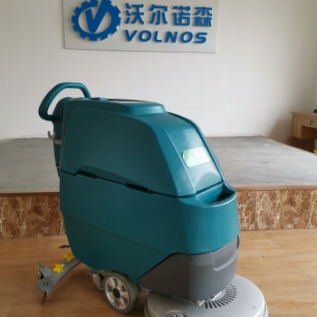全自动手推刷洗地面地下车库洗地机