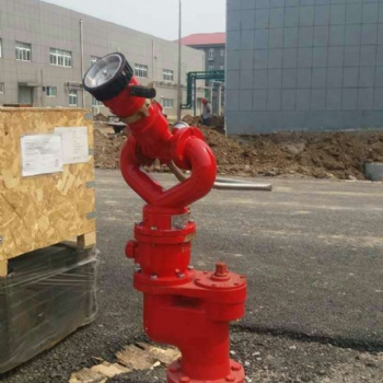 山东防冻自泄式消防水炮厂家定制 快开调压全装型消防水炮加工 PS40W-PS50W