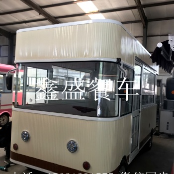 山东户外快餐车流动售卖车电动四轮凉菜车
