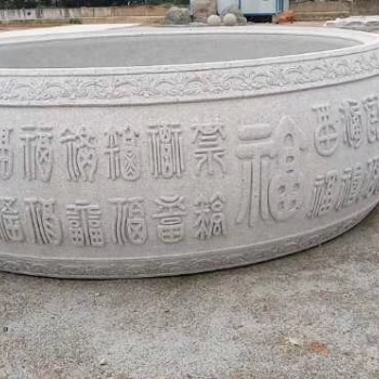 石材水缸，石雕水缸，花岗岩水缸