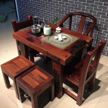 新中式实木仿古家具茶几