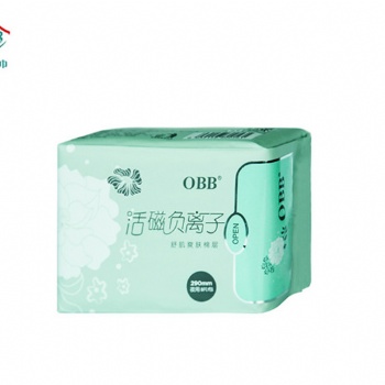 OBB负离子卫生巾 爱由芯生 为爱加分