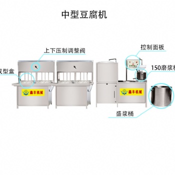 云南普洱中型豆腐机生产线 来场学习 保教技术