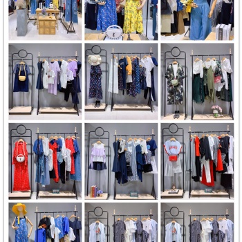 广州三荟20夏珞炫上海摩登时尚女装折扣店货源