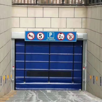 河北阔福门业专业生产阔福快速堆积门 阔福柔性门 软帘门 车间门 洁净门 感应门