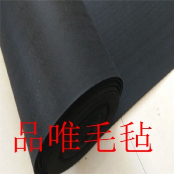 玻璃切割台毛毡，加硬耐磨玻璃台面毛毡黑色毛毡