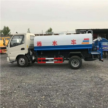 工地用柴油三轮洒水车五征2-3吨高炮降尘冲洗车三马子雾炮洒水车