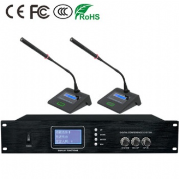KE-4000/333 有线手拉手带液晶屏讨论会议系统专业电容鹅颈话筒