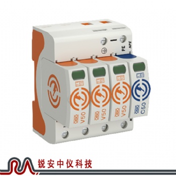 OBO银行配电用电源防雷器V50-B+C/3+NPE-锐安中仪