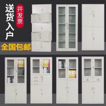 石家庄通双节文件柜玻璃铁皮柜凭证柜出售