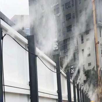 江苏扬州地铁围挡喷淋
