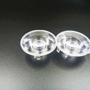 60*24.3 LED灯具透镜15度平柱子喷砂透镜配置210光源厂家