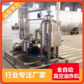 华力牌果蔬脆片真空低温油炸机