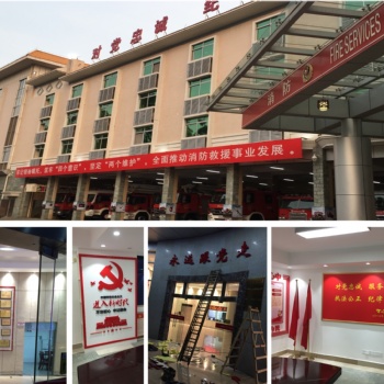 白云区视觉导视系统 LED发光字广告灯箱 招牌制作安装