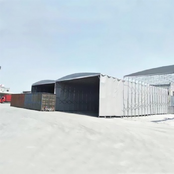 苏州大型移动推拉雨棚伸缩式折叠活动排挡仓库帐篷烧烤棚子伞棚遮阳蓬