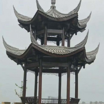 成都亭子厂家，实木凉亭专业定制，休闲凉亭直供