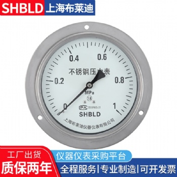 普通压力表0-1.6MPA布莱迪压力表，精密负压表