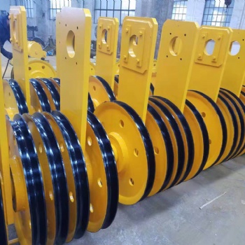 起重机滑轮组轧制滑轮 钢丝绳导向轮加工定制