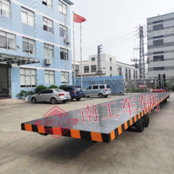 25吨15米长重型平板全挂拖车 非标订制