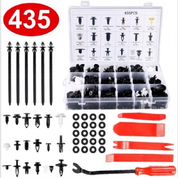 435pcs盒装卡扣415pcs套装全车型汽车通用卡子内衬门板保险杠卡扣