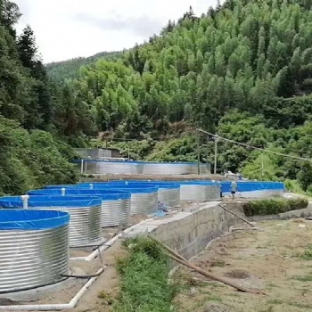 防刮耐磨帆布鱼池户外水产养殖 无需硬化土地安装方便锅底状水池