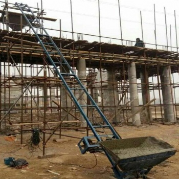 建筑爬山虎 坡道上料机 山体斜坡运料器报价