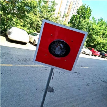 铁路土当灯 太阳能车档信号灯 轨道显示器