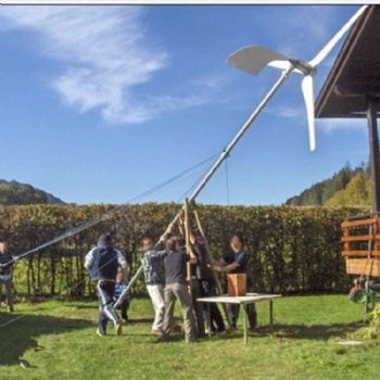 小型家用风力发电机 蓝润水平轴风力发电系统 支持定制