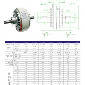 pc磁粉式离合器。。
