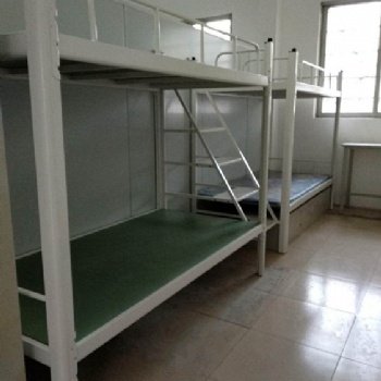 广西上下铺双层加厚铁架床批发